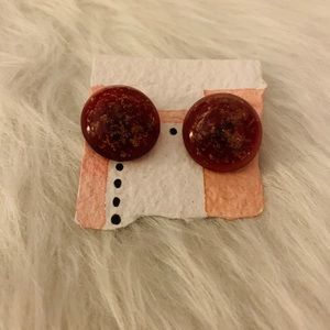 Vintage 80’s rose gold earrings